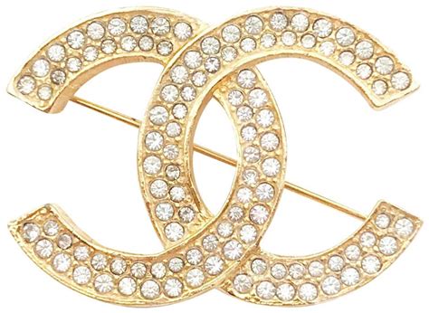 chanel cc brooch gold|vintage Chanel pins brooches.